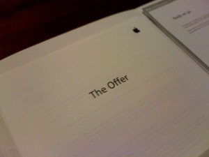 Apple Offer - The Offer